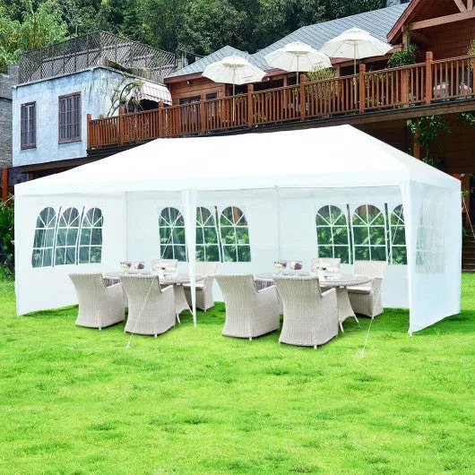 10' x 20' 6 Sidewalls Canopy Tent with Carry Bag