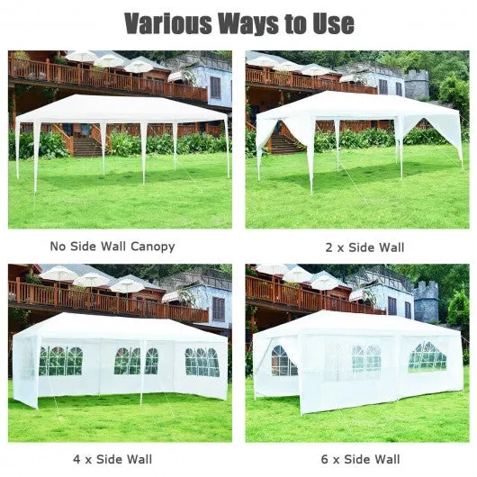 10' x 20' 6 Sidewalls Canopy Tent with Carry Bag