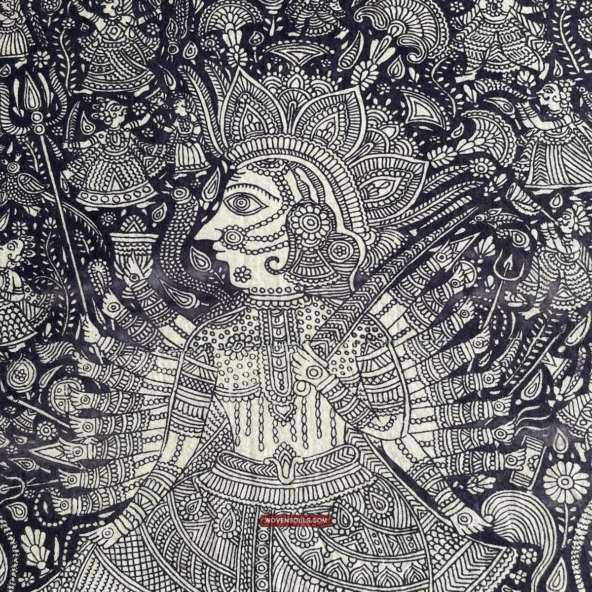 1117 Superfine Kalamkari Artwork - Museum Quality