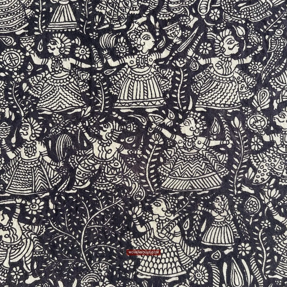 1117 Superfine Kalamkari Artwork - Museum Quality