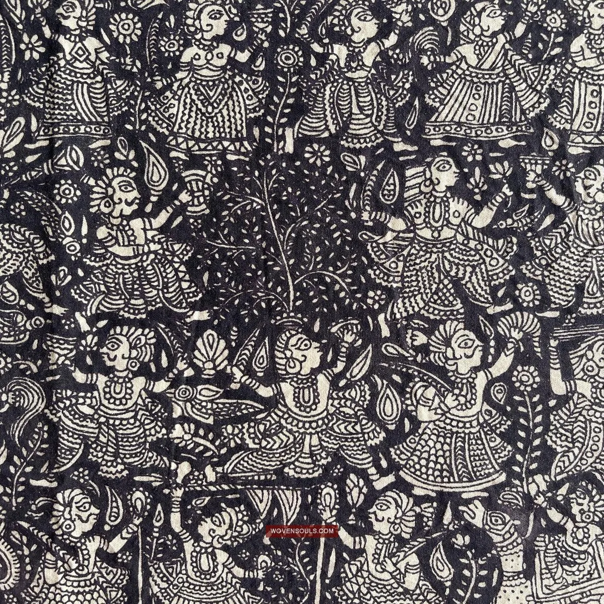 1117 Superfine Kalamkari Artwork - Museum Quality