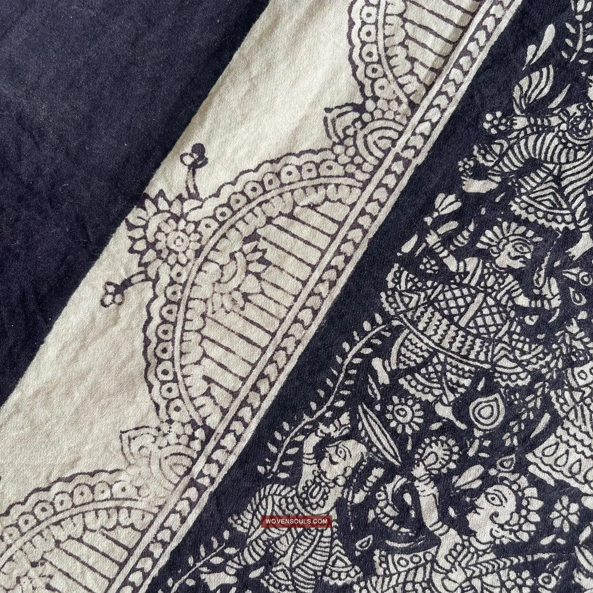 1117 Superfine Kalamkari Artwork - Museum Quality