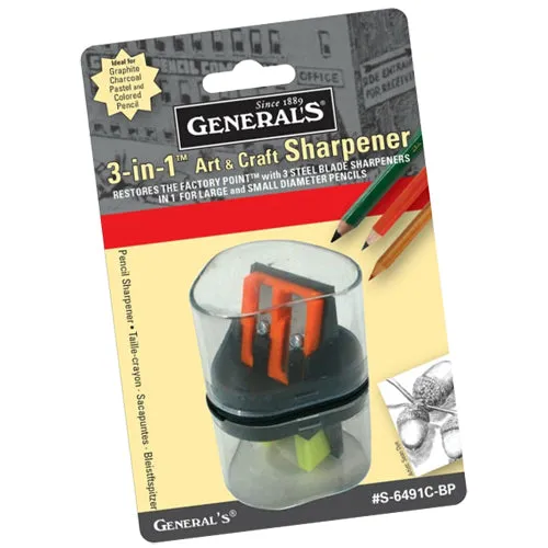 3-in-1™ Art & Craft Pencil Sharpener