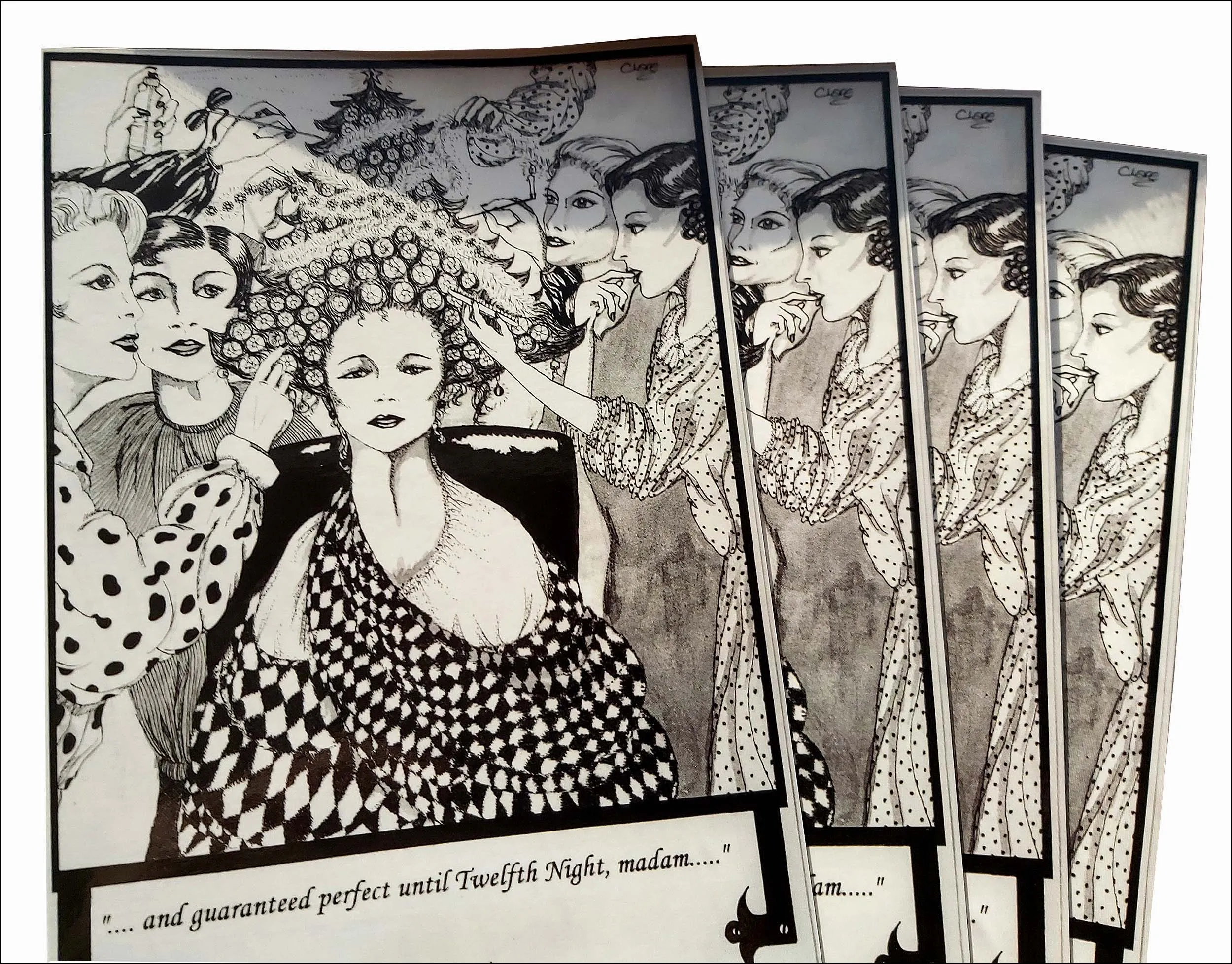 4 Pack Twelfth Night Christmas Cards