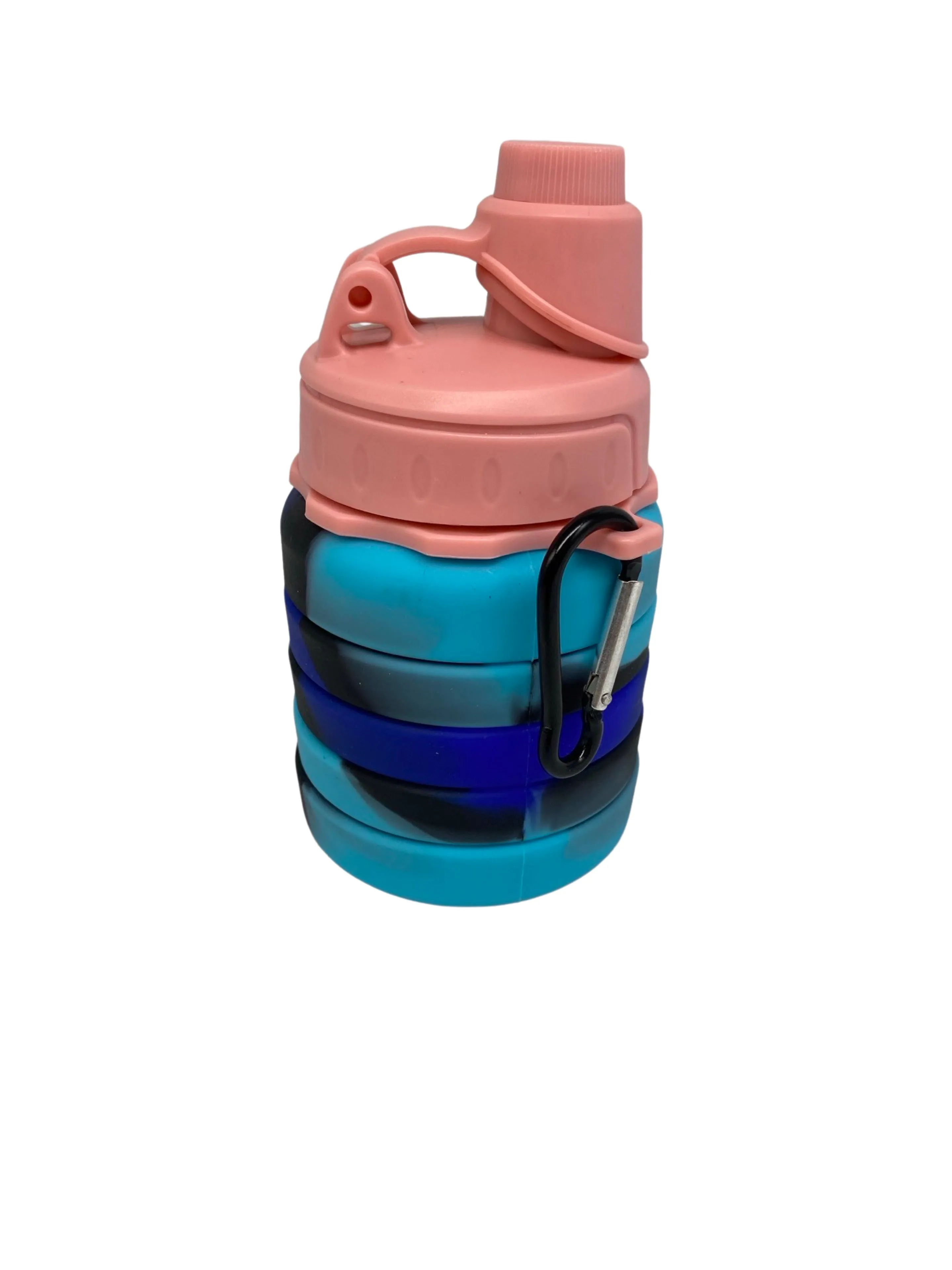 400Ml Collapsable Silicone Water Bottle Dp-168 Blue