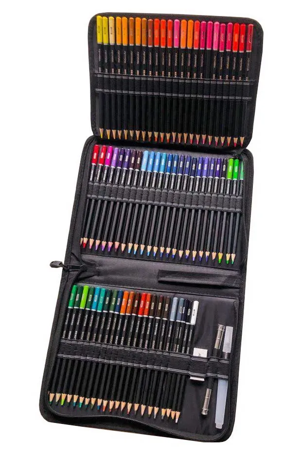 76-piece color pencil drawing set for art drawing