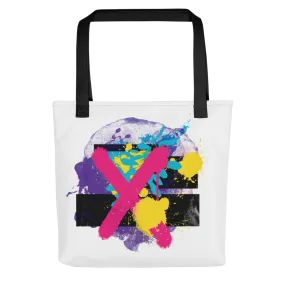 Abstract Series 01 Tote Bag White