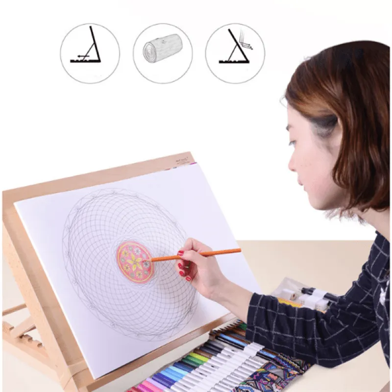 Adjustable Desktop Wood Drawing Board