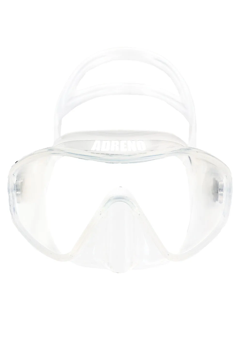 Adreno Moray Mask - Snorkel & Fin Combo - Black and Clear