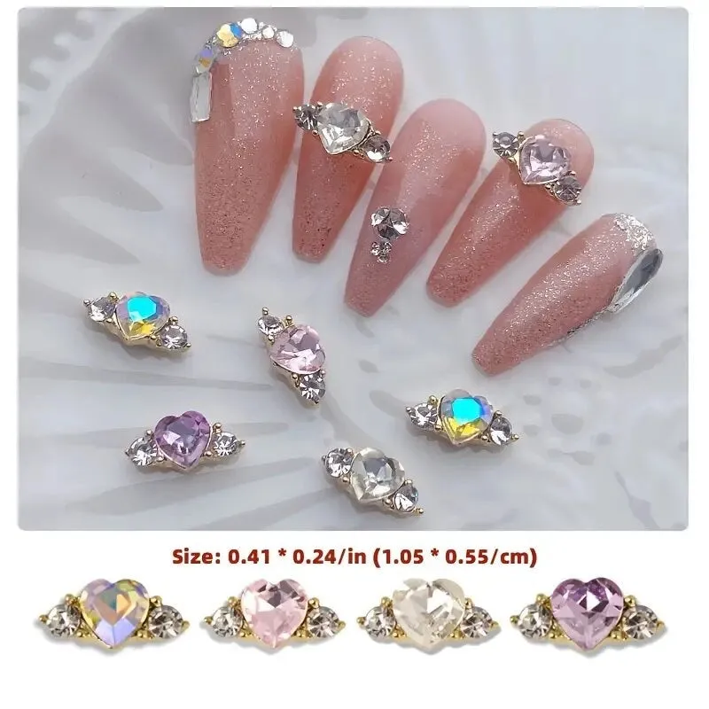 Aitificial Rhinestones Mix Crystal For Nail Art Accessories | Flatback Stones 3D Gems Nails Art Decoration For Women Home DIY Salon