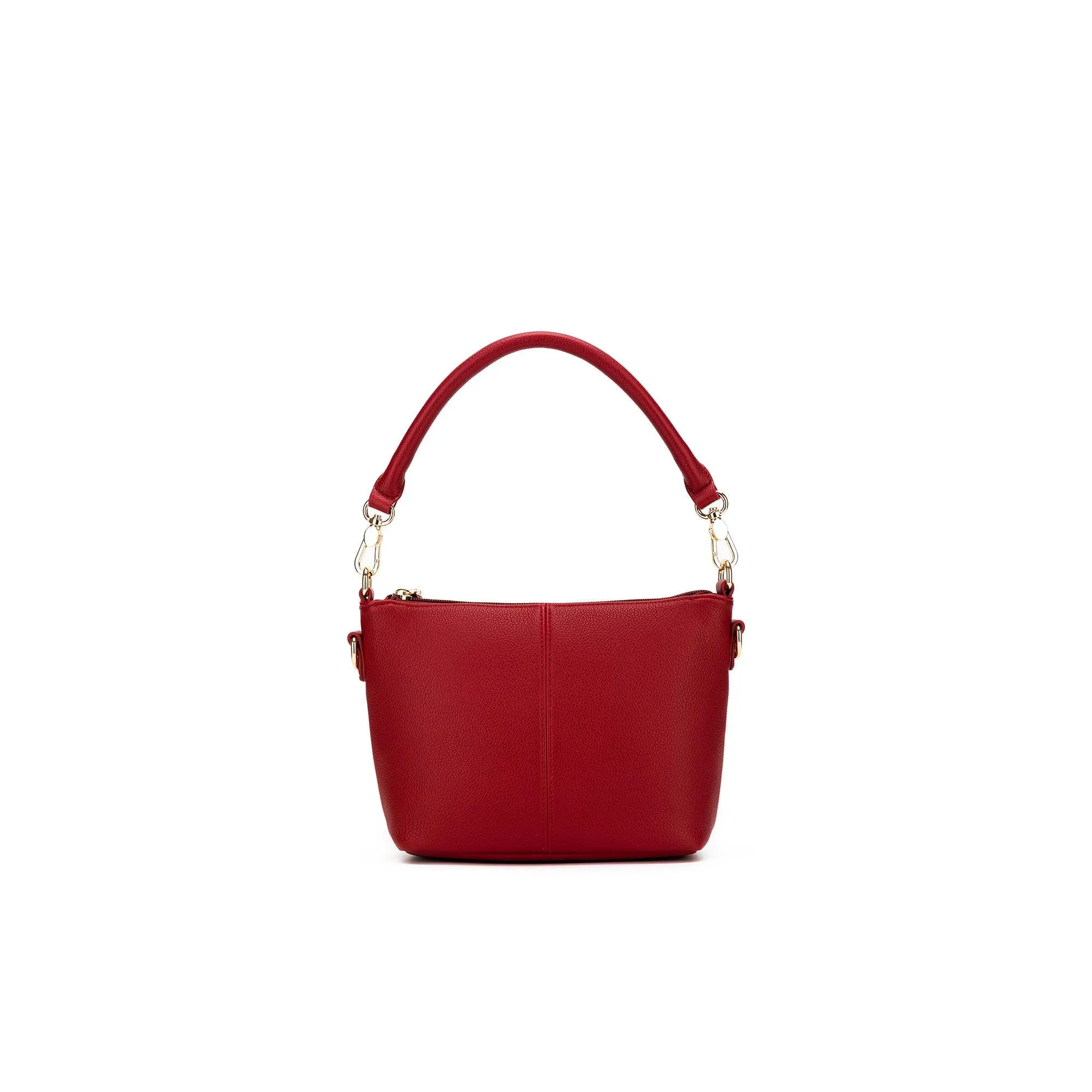 Alice Deep Red Top Handle Crossbody Bag