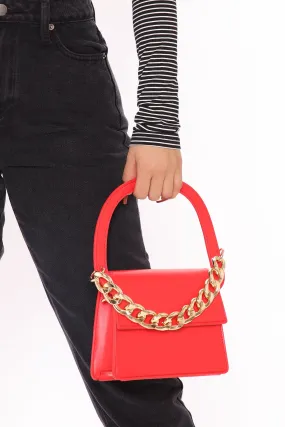 All Chained Up Handbag - Red