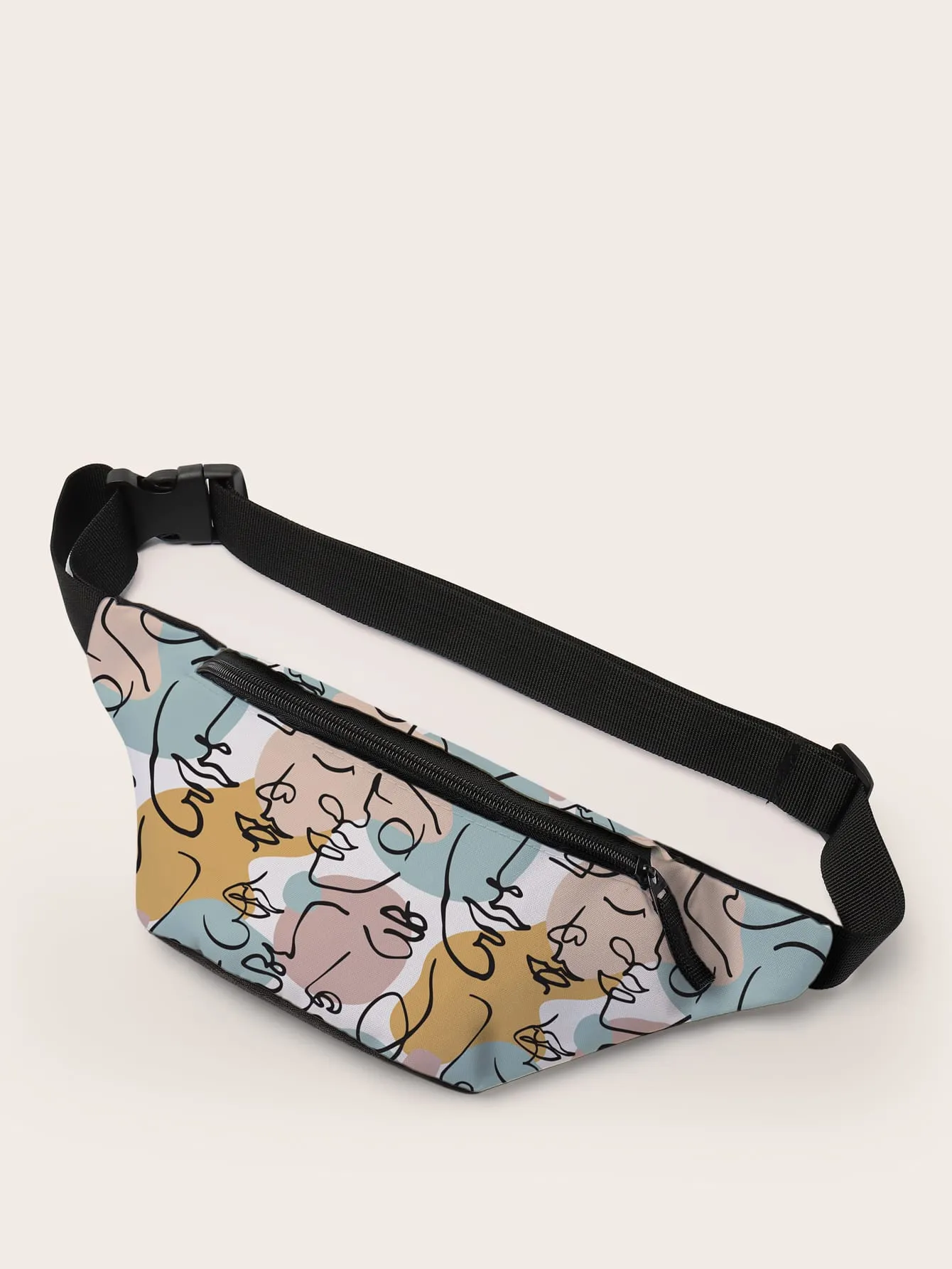 Allover Figure Graphic Fanny Pack