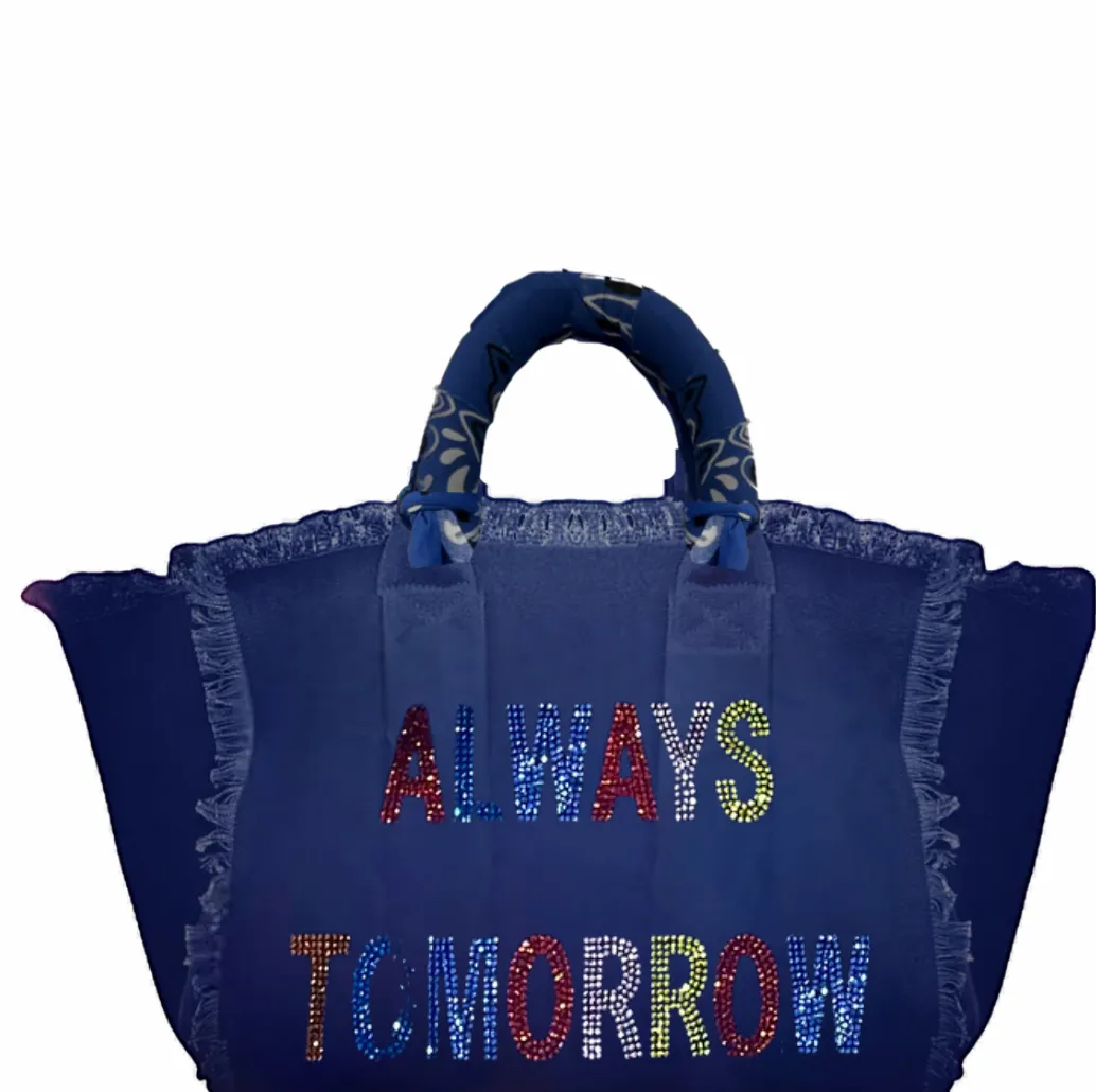 Always Tomorrow Fringe Canvas Bag