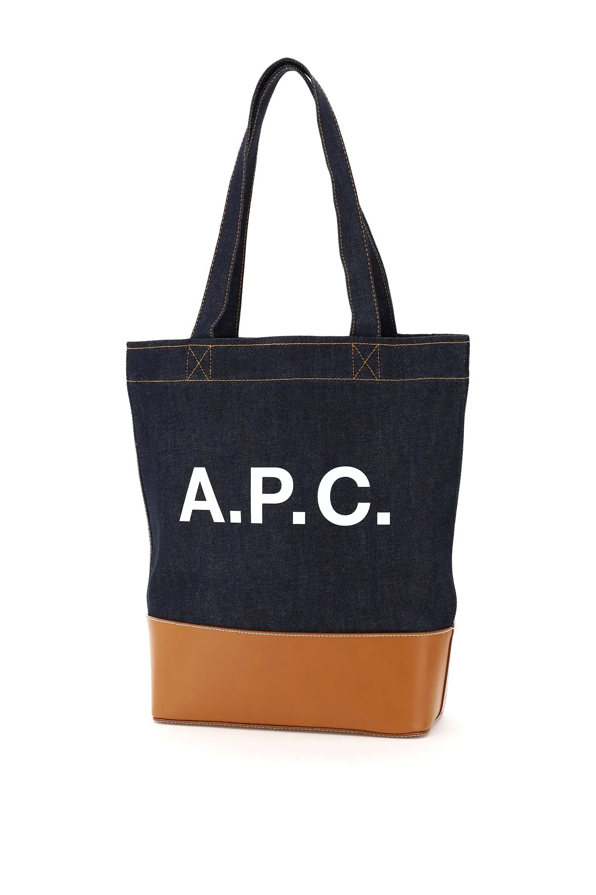 A.p.c. axel denim tote bag