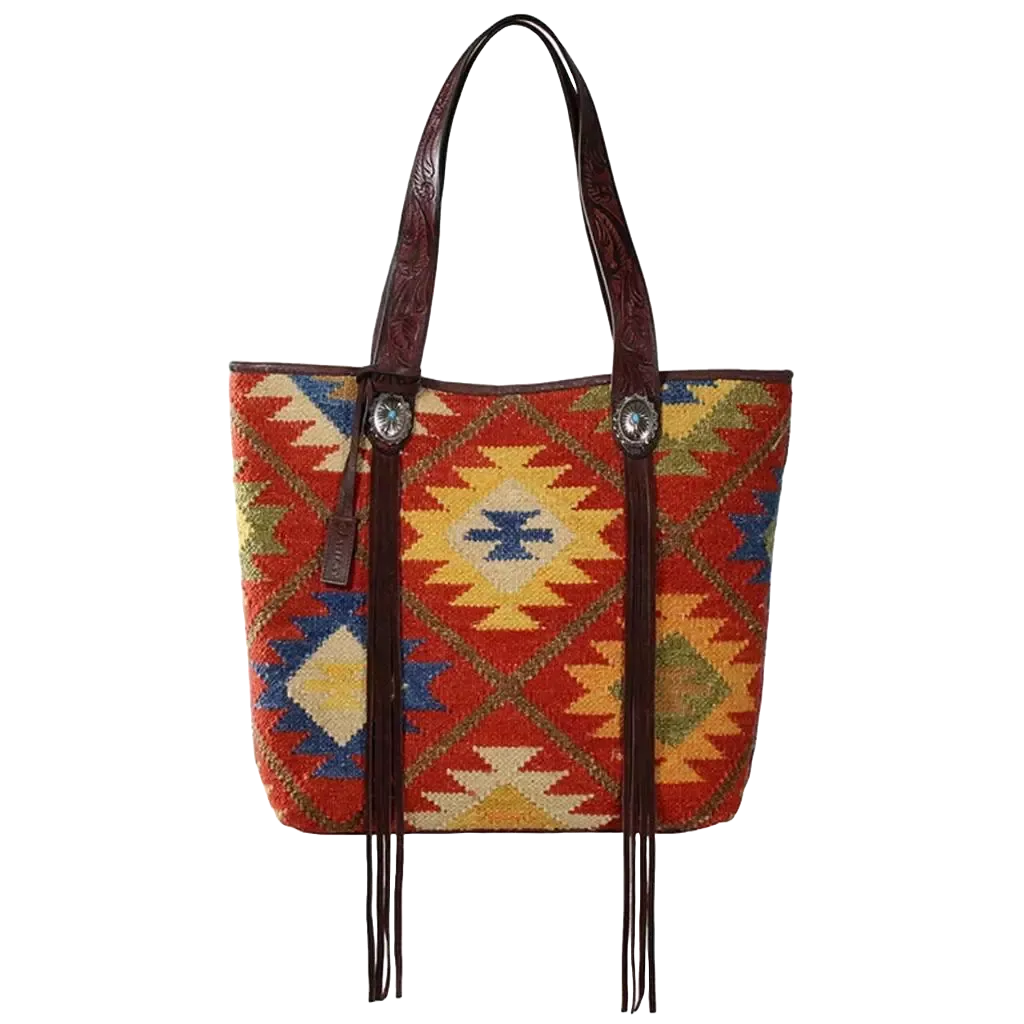 Ariat Ladies Brynlee Red Aztec Conceal Carry Tote Bag A770011897