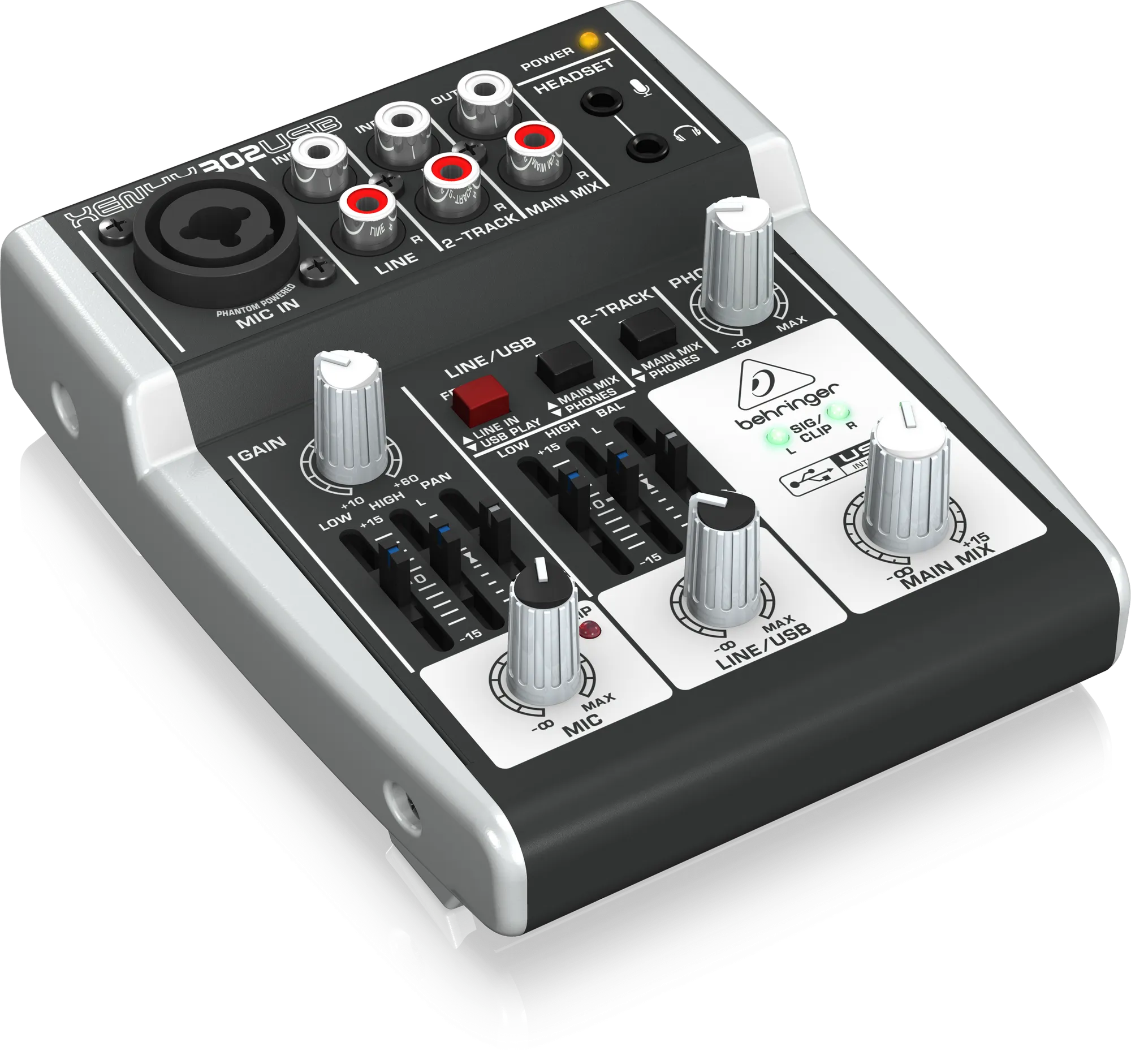 Behringer XENYX 302USB Premium 5-Input Mixer