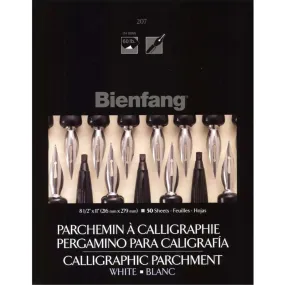 Bienfang Parchment Papers Pad 8.5in x 11in Assorted 50 Sheets