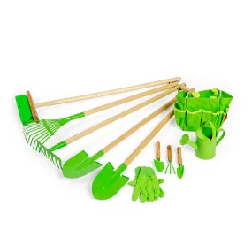 Bigjigs Toys Long Handled Gardening Tool Bundle