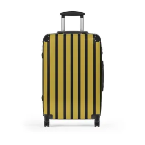 Black & Gold Traveler Suitcase