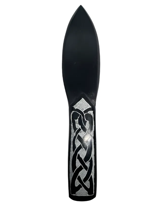 Black Soapstone Athame