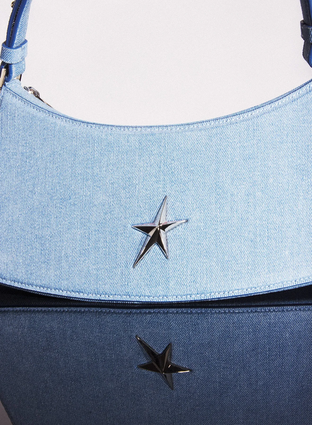 blue denim zenith bag