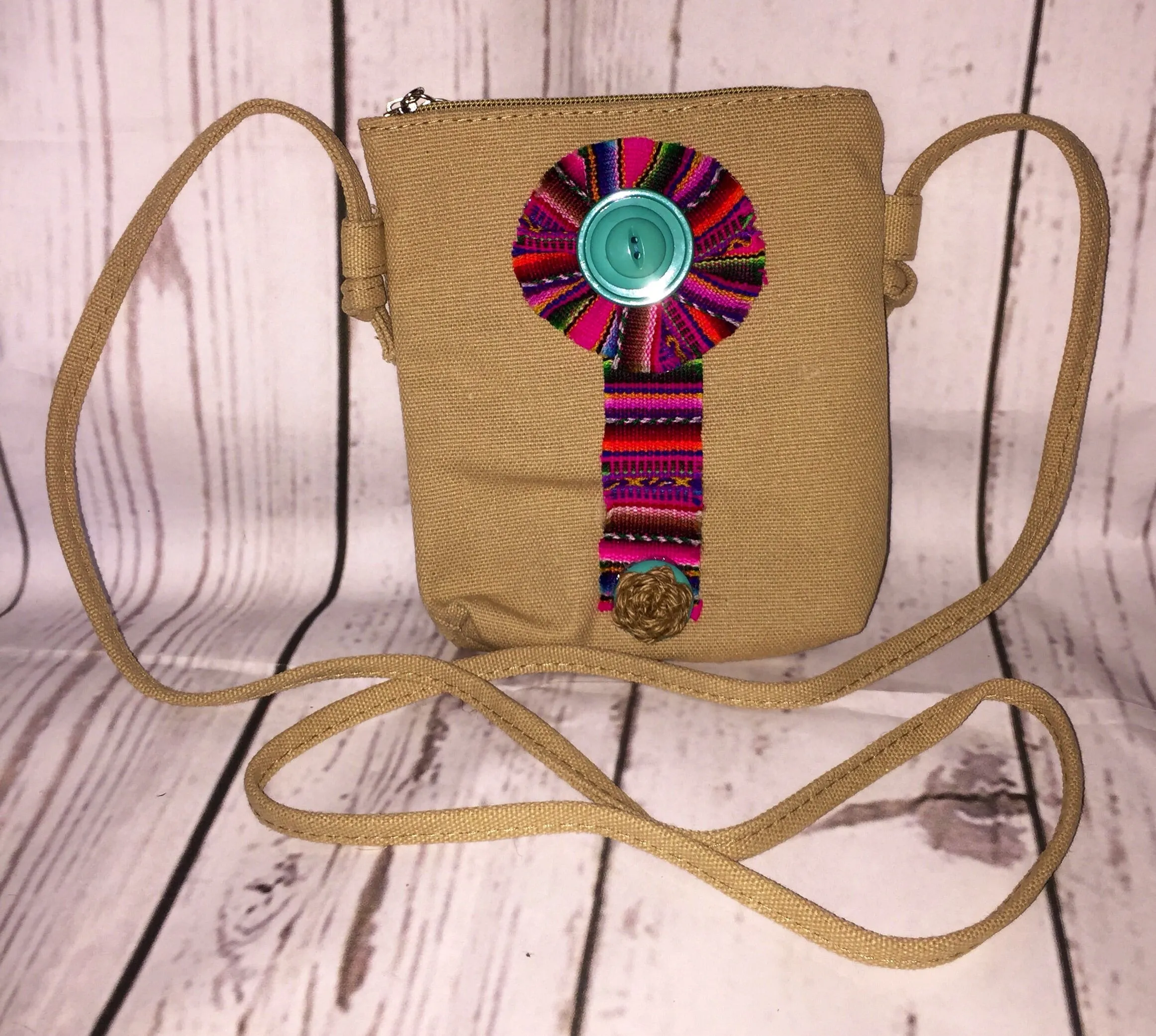 Boho Small Crossbody Purse Bohemian Ethnic