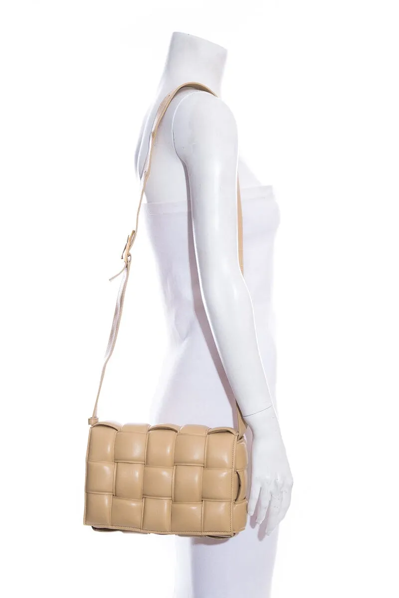 Bottega Veneta Nude Cassette Handbag