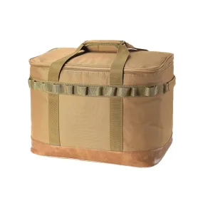 Camping Waterproof Tableware and Kitchenware Storage Bag Multifunctional Picnic Bag(Khaki)