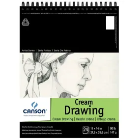 Canson Classic Cream Drawing Pad 11x14