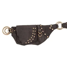 Canvas Rivet Belt - Black