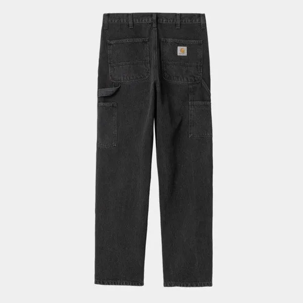 Carhartt WIP Double Knee Pant Black Stone Washed Denim