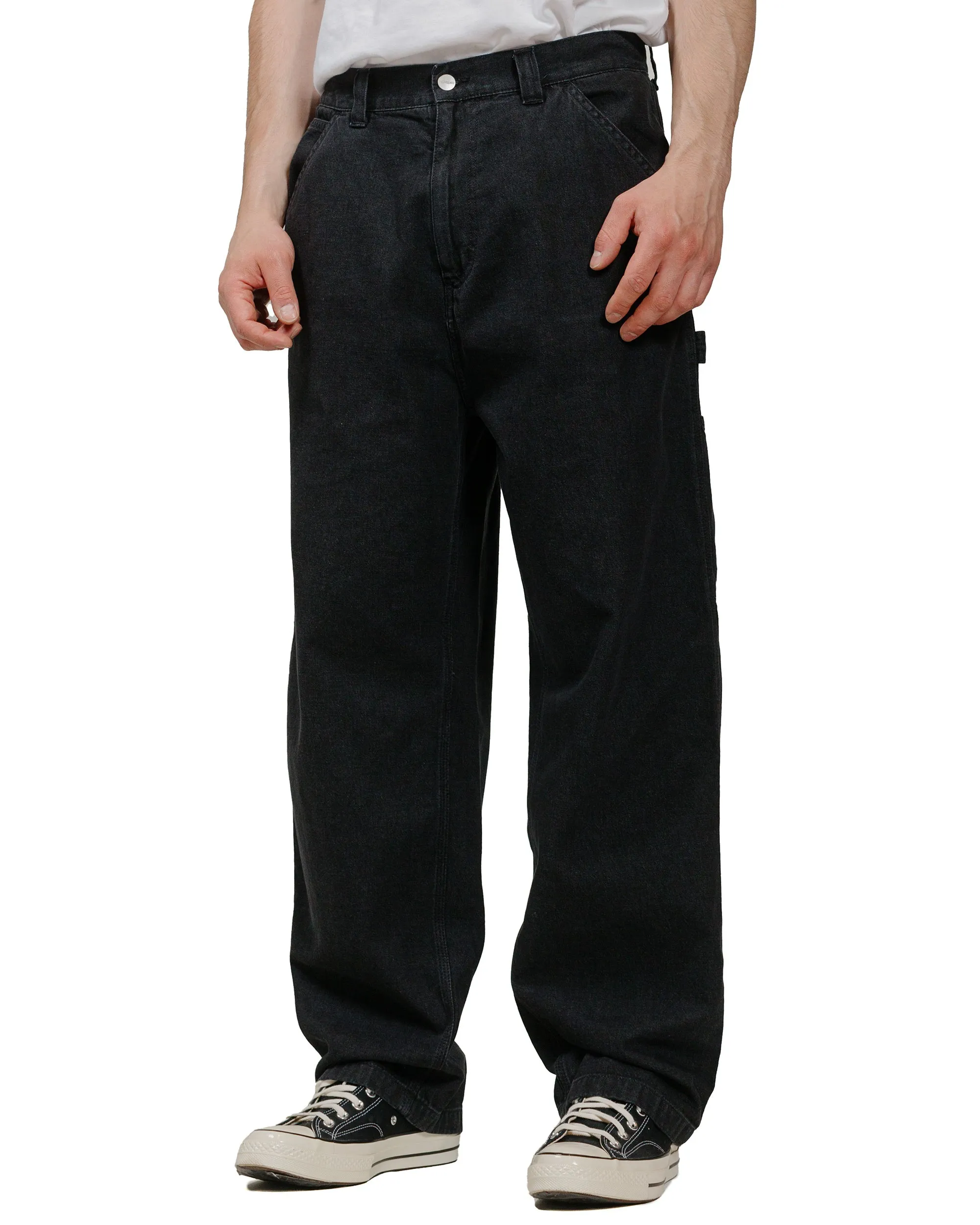 Carhartt W.I.P. OG Loose Fit Single Knee Pant Black Stone Washed