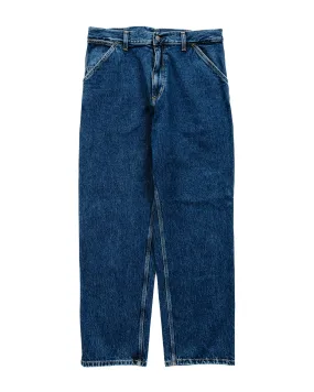 Carhartt W.I.P. Single Knee Pant Blue Stone Washed