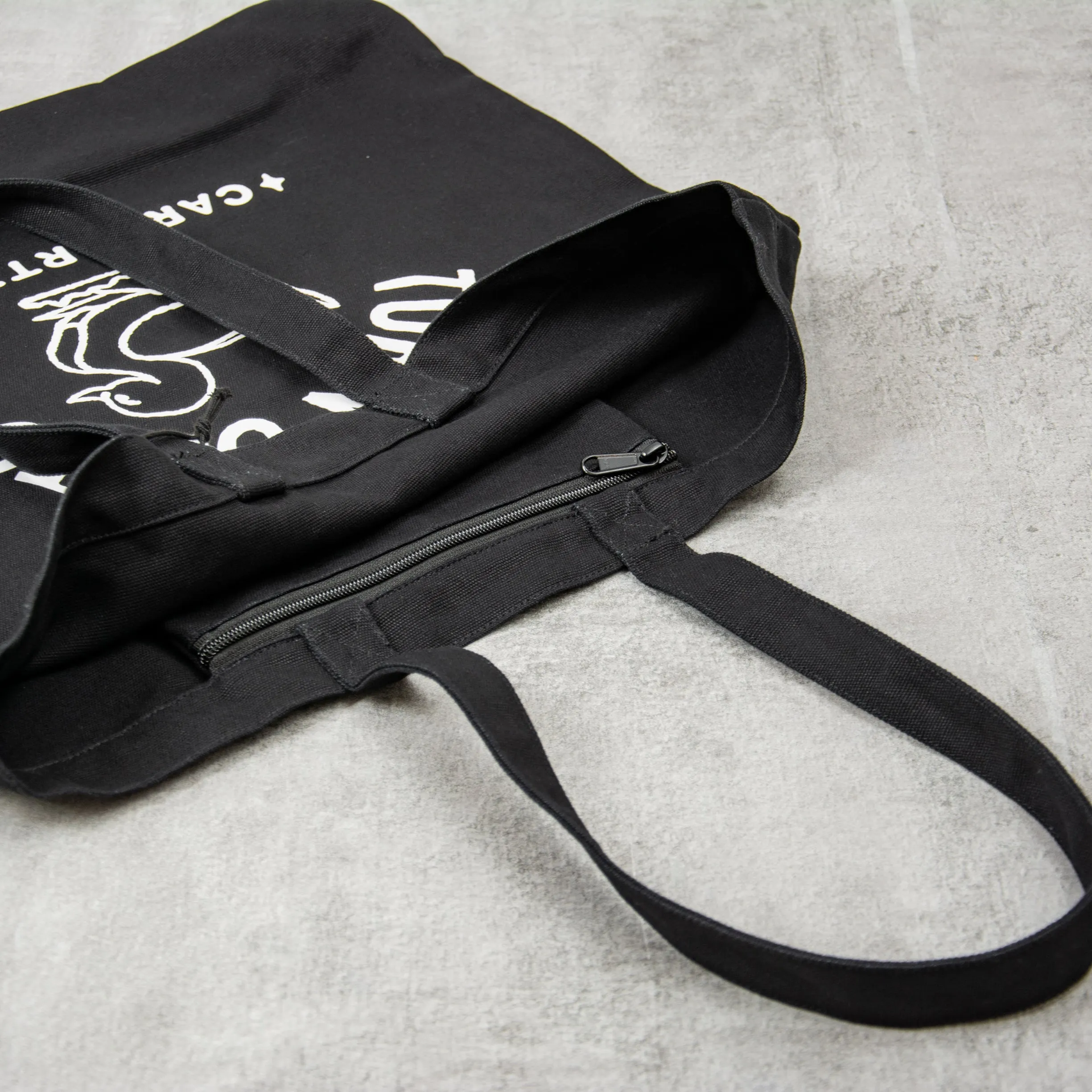 Carhartt WIP Stamp Tote - Black / White