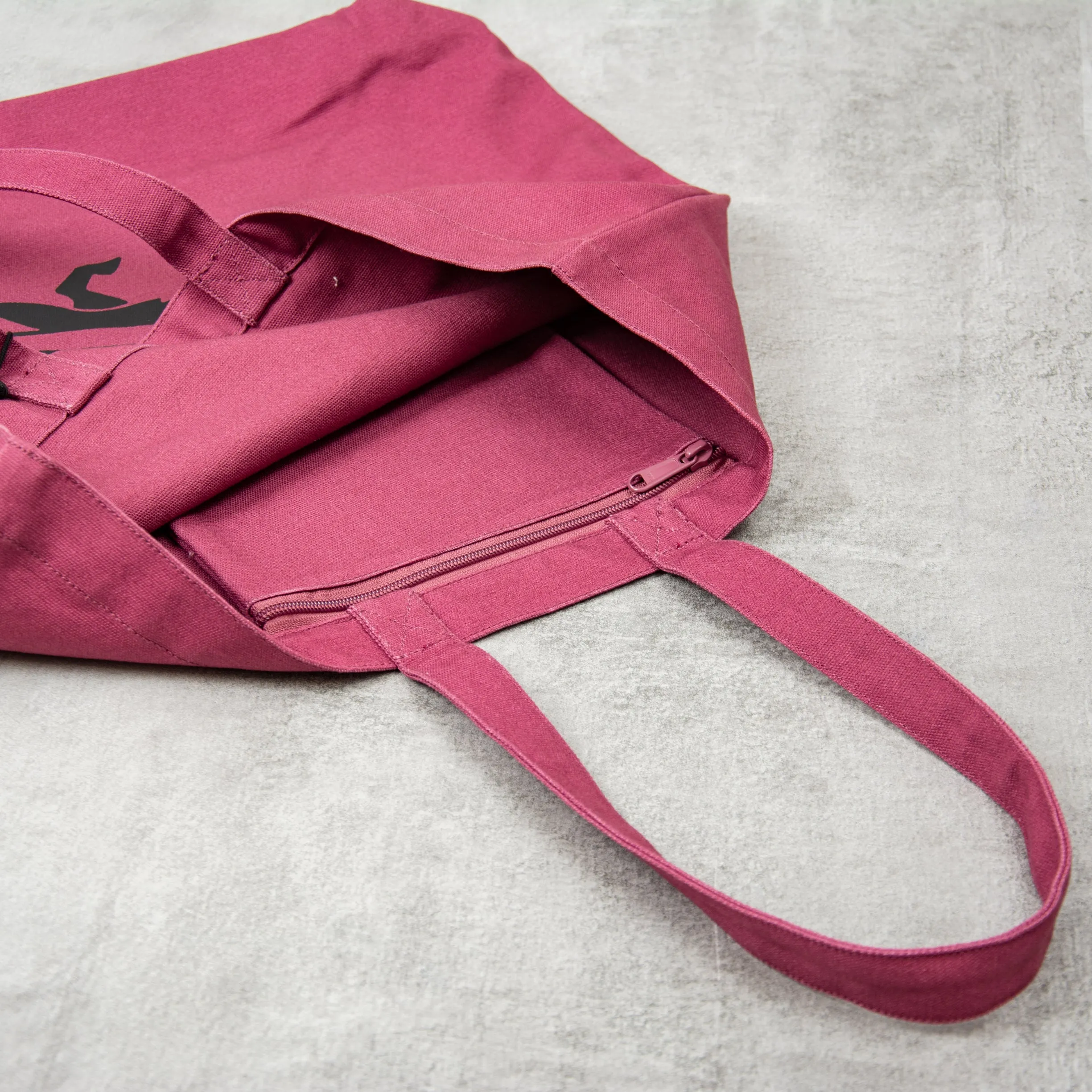 Carhartt WIP Stamp Tote - Dusty Fuchsia / Black