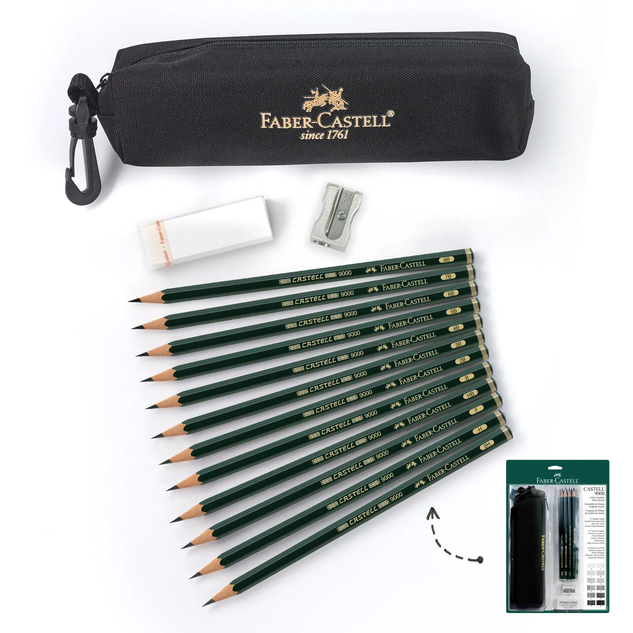 Castell 9000 Artist Graphite Drawing Set - #800028