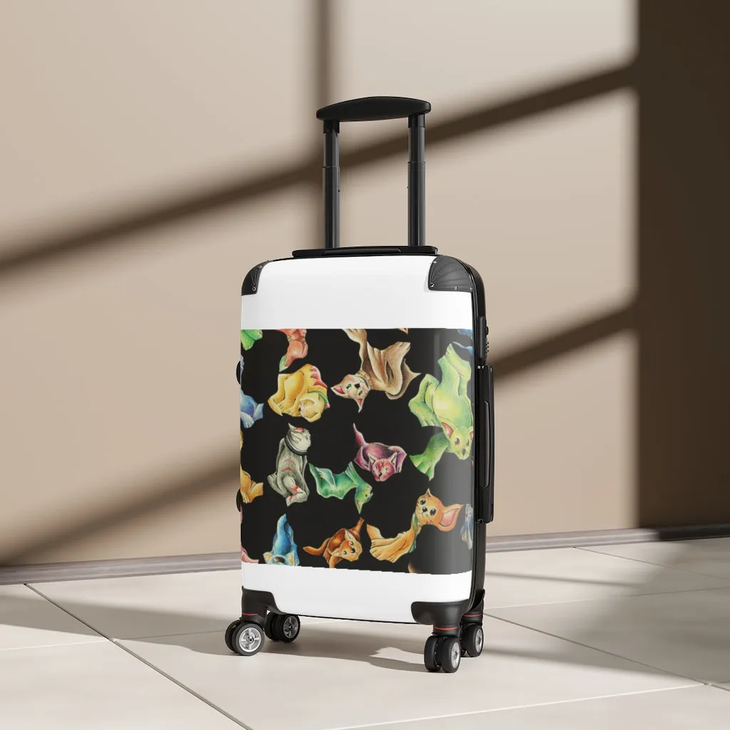 Cat Pattern Cabin Suitcase