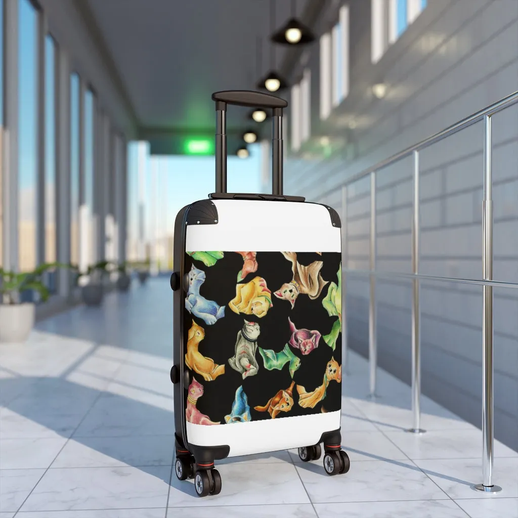 Cat Pattern Cabin Suitcase