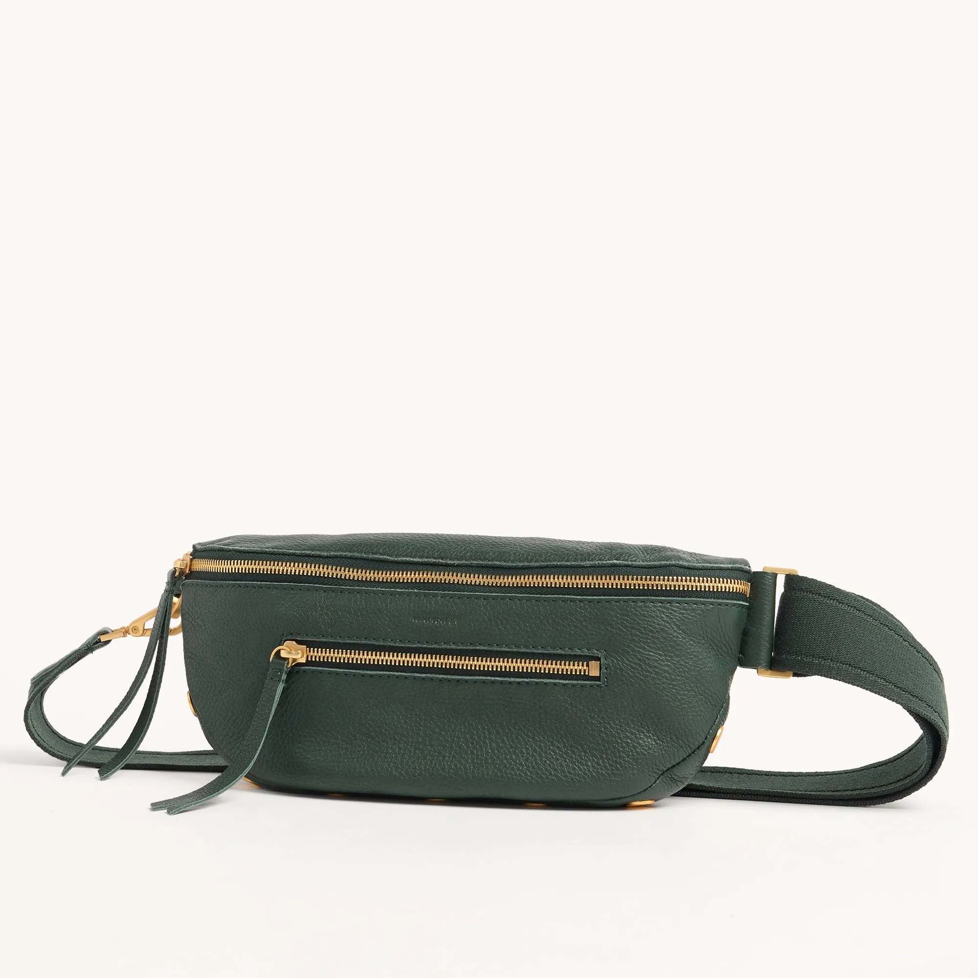 Charles Crossbody | Green Room Pebble/Brushed Gold | Med