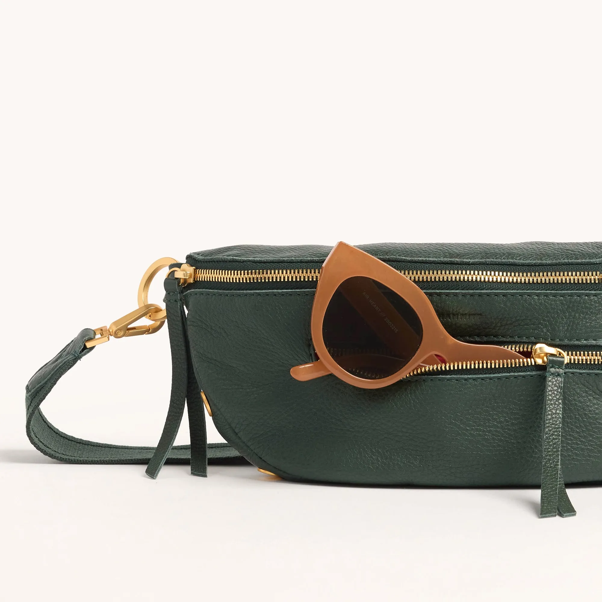 Charles Crossbody | Green Room Pebble/Brushed Gold | Med