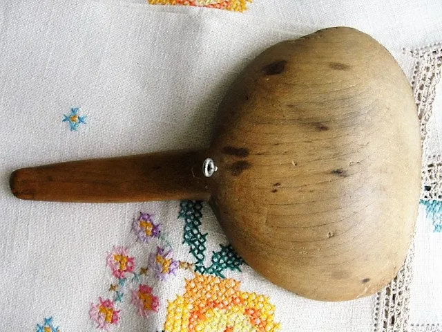 CHARMING French Farmhouse Kitchen Tool,Rustic Wooden Spoon,Primitive Wooden Spoon,Handcarved Wood Utensil, French Country,kitchenalia