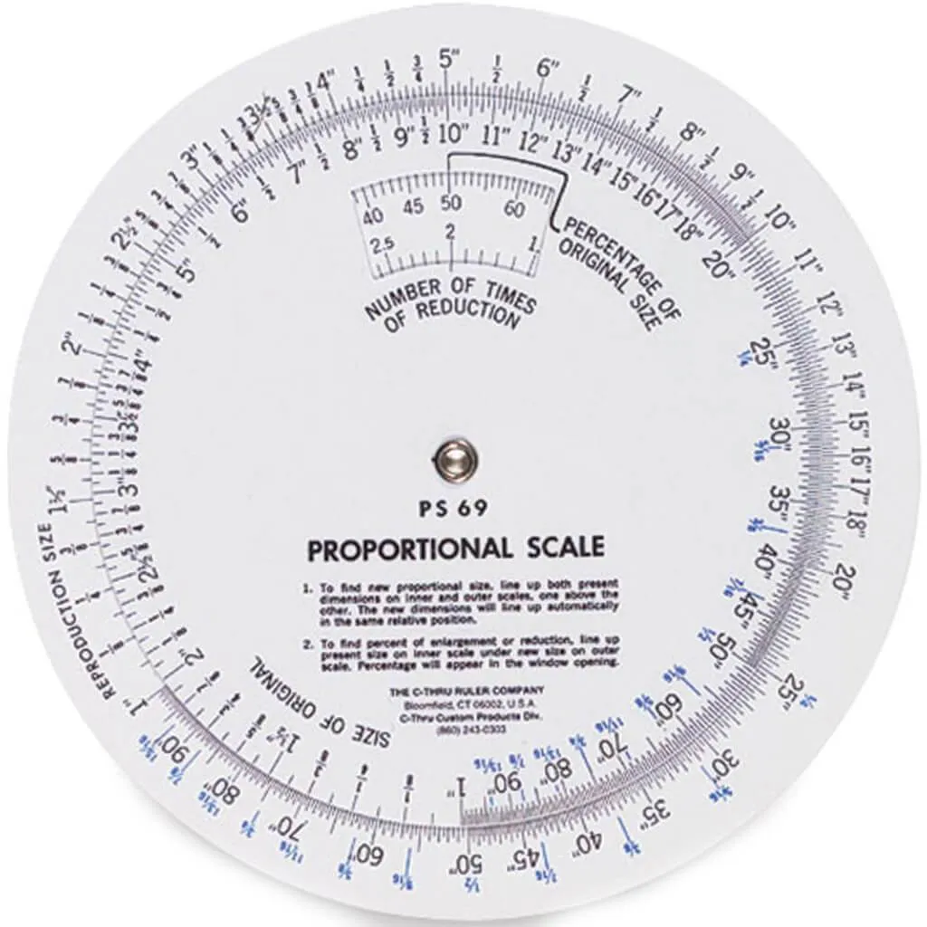 Circular Proportional Scales