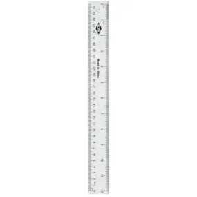 Clear Acrylic Ruler 12in