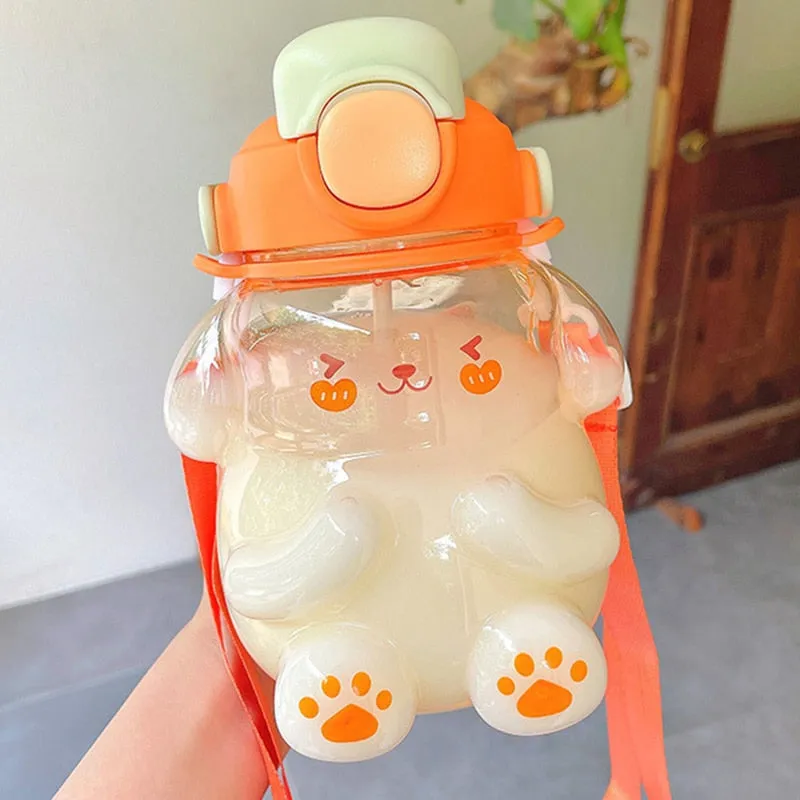 Clear Bunny Water Bottle