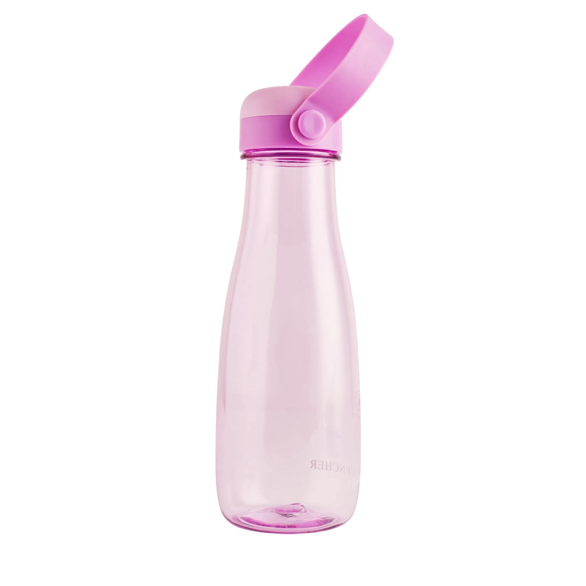 Clear Water Bottle with Pastel Silicone Holder