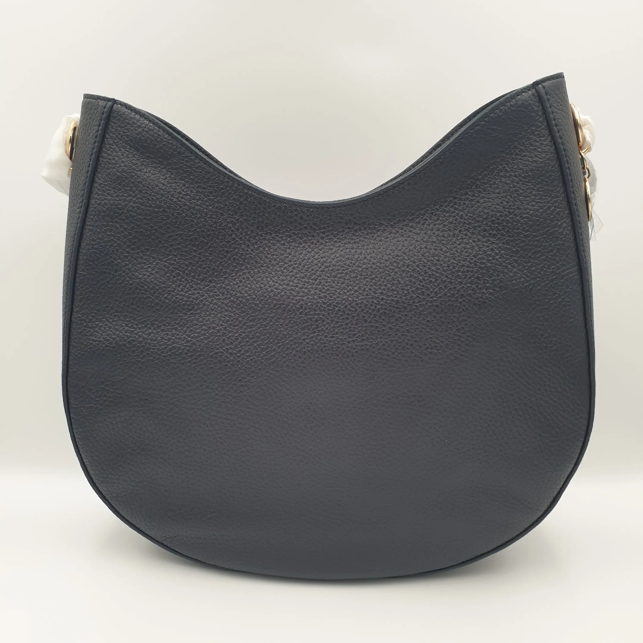 Coccinelle Alpha Grain Leather Hobo bag Navy Blue E1 HS5 13 02