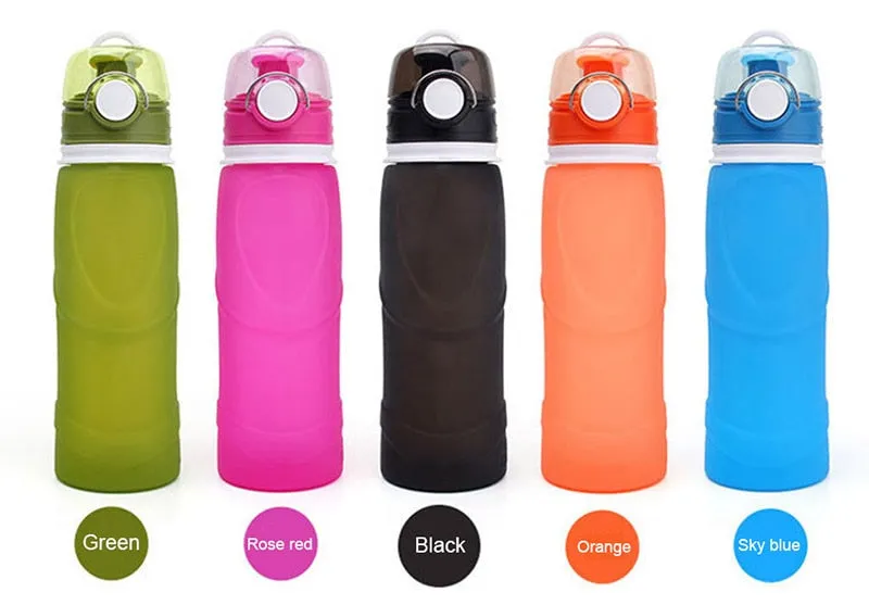 Collapsible Silicone Water Bottle