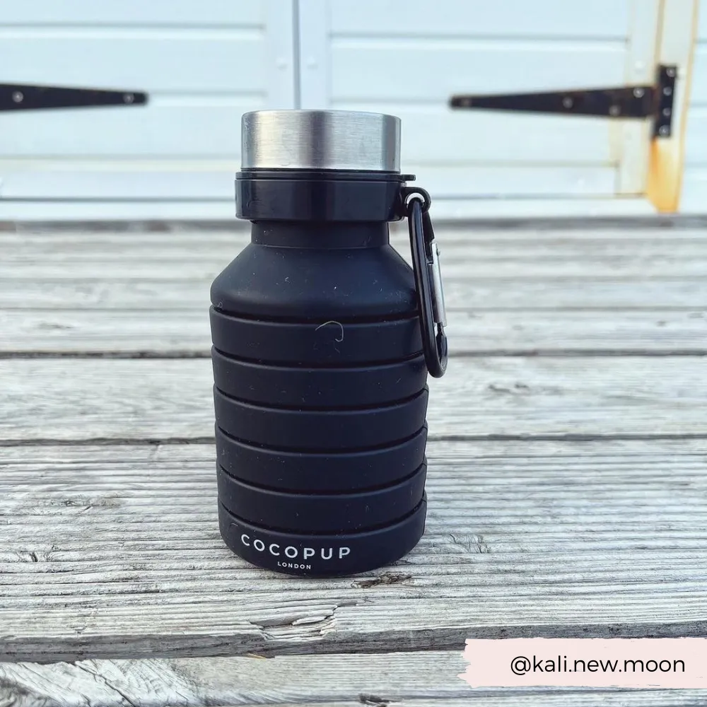 Collapsible Water Bottle by Cocopup - Black