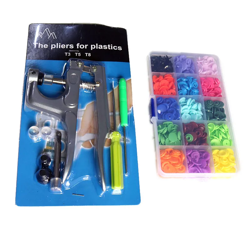 Concealed Button Press Pliers Installation Tool Set